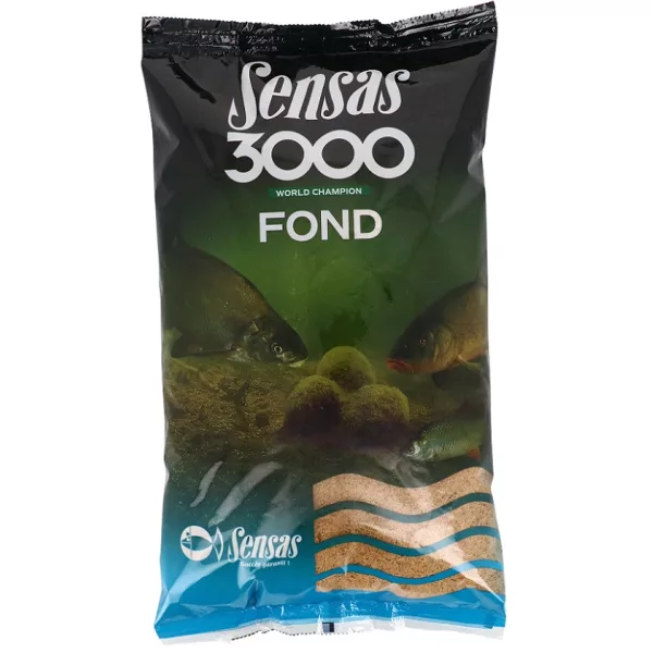 Sensas 3000 Fond Heavy Mix Flussfutter 1kg