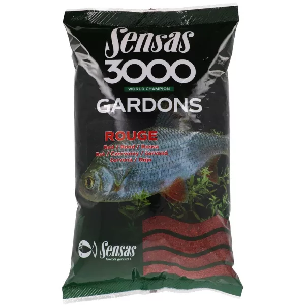 Sensas 3000 Gardons Red Roach Anfutter 1kg