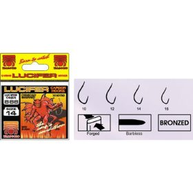   Trabucco Lucifer 777 Bronze 14 Plättchen, Widerhakenloser Haken 10Stk