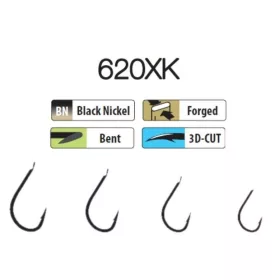 Trabucco XPS 620XK 10 Lapkás, Widerhakenhaken 25 Stück