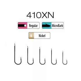 Trabucco XPS 410 20 Plättchen, Widerhakenhaken 25Stk