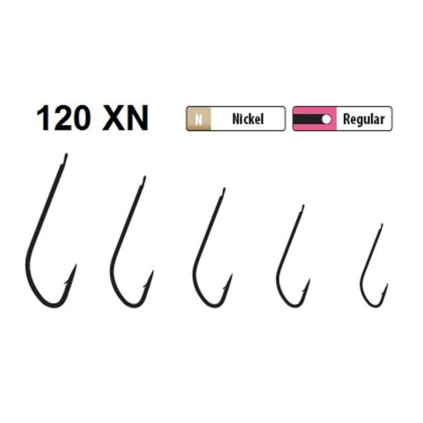 Trabucco XPS 120XN Größe 14, Haken mit Plättchen und Widerhaken, 25 Stk.