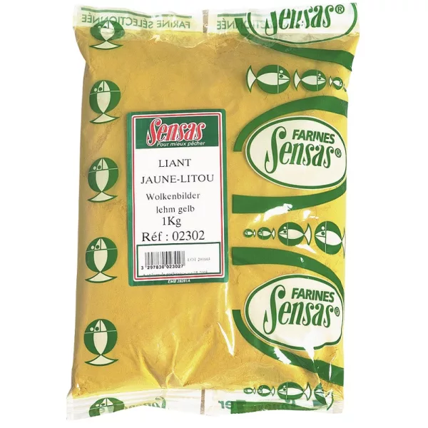 Sensas Liant Jaune-Litou Gelber Ton 1kg