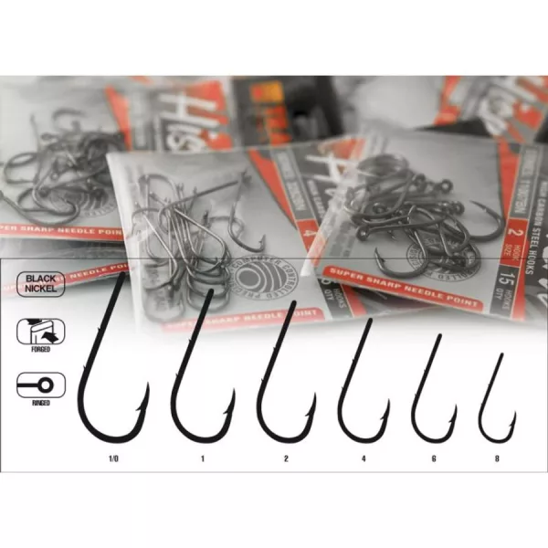 Trabucco Hisashi 11014 1/0 Raubfischhaken 13 Stk.