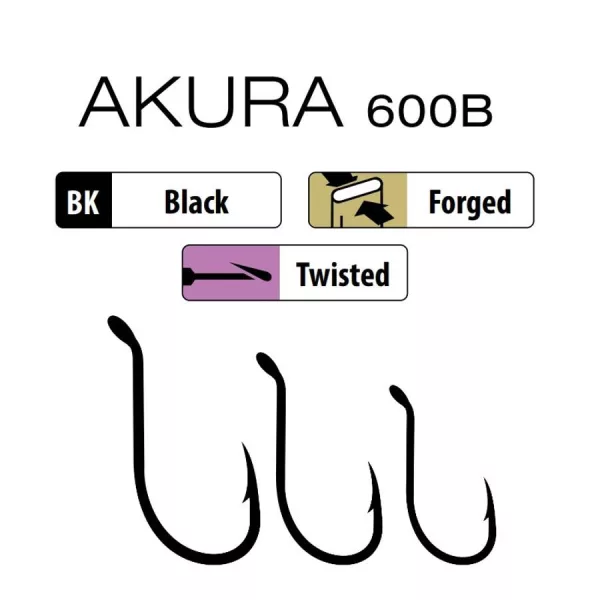 Trabucco Akura Siluro 600B 06/0 Raubfischhaken 5 Stk