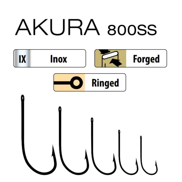 Trabucco Akura 800 SS 7/0 Raubfischhaken 4 Stk