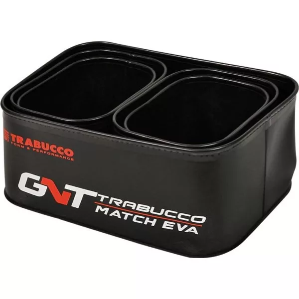 Trabucco GNT Match Evagoundbait Bowl 5-teiliges Futteranrühr-Set