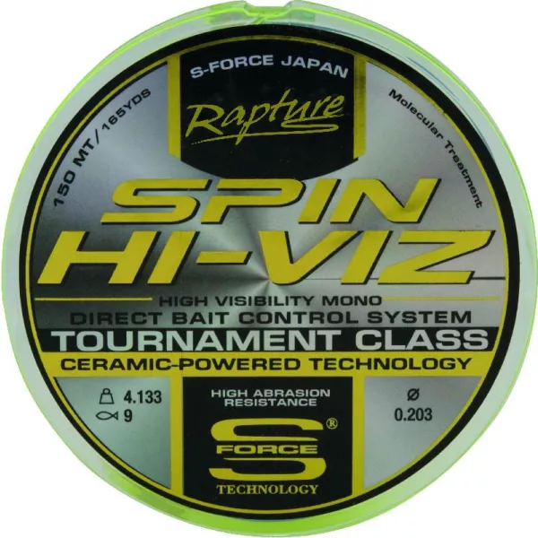 Rapture Spin Hi-Viz 150m 0,16mm Monofile Hauptschnur