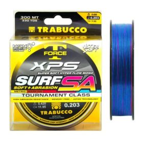   Trabucco T-Force XPS Surf Soft+Abrasion Mark System 300m 0,30mm Monofile Hauptschnur
