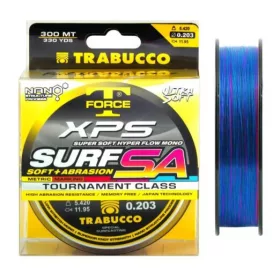   Trabucco T-Force XPS Surf Soft+Abrasion Mark System 300m 0,35mm Monofile Hauptschnur