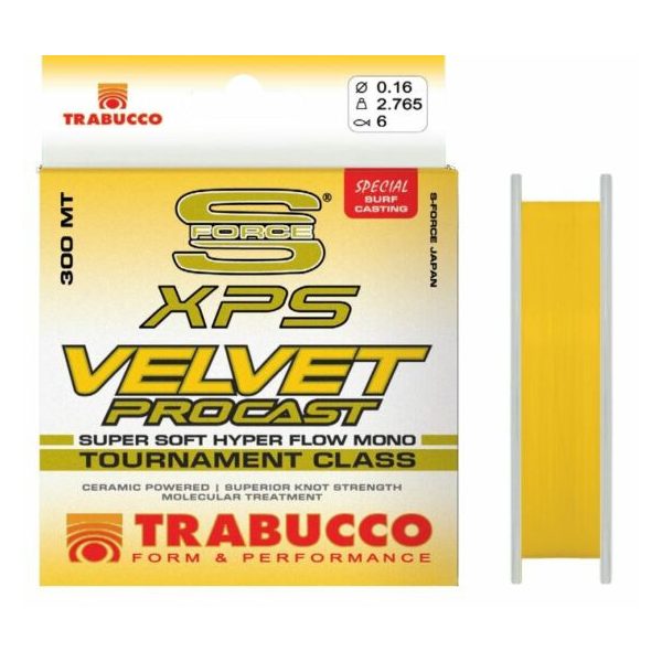 Trabucco S-Force XPS Velvet Pro Cast 600m 0,28mm Monofile Hauptschnur