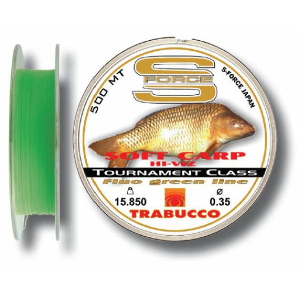 Trabucco S-Force Soft Carp HV 500m 0,30mm Monofile Hauptschnur