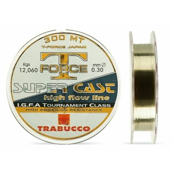 Trabucco T-Force Super Cast 150m 0,185mm Monofile Hauptschnur