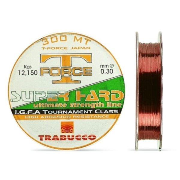 Trabucco T-Force Super Hard 300m 0,25mm Monofile Hauptschnur