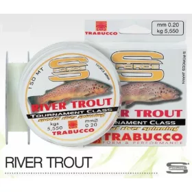   Trabucco S-Force Spin-River Trout 150m 0,18mm Monofile Hauptschnur
