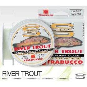   Trabucco S-Force Spin-River Trout 150m 0,28mm Monofile Hauptschnur