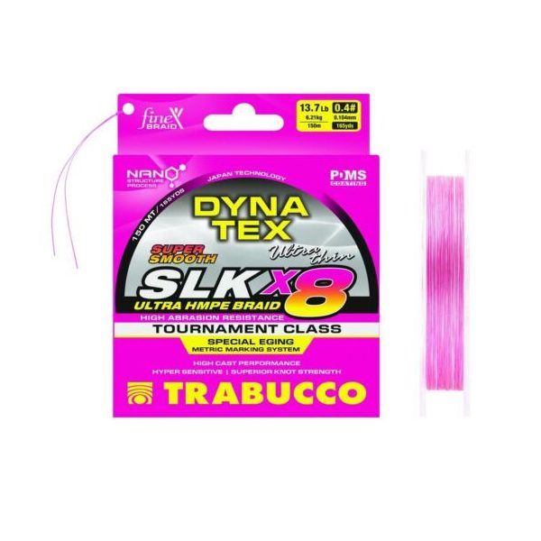 Trabucco Dyna-Tex SLK X8 Special EGI 150m 0,148mm Geflochtene Hauptschnur