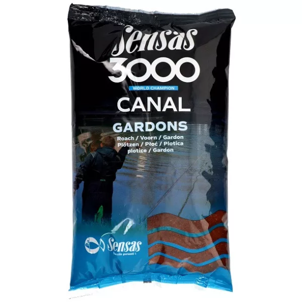 Sensas 3000 Super Canal Gardons Rotauge Lockfutter 1kg