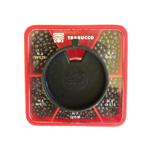 Trabucco GNT Match Schrotblei-Set S-Large Quadratisch 07-03 - 0,08-0,22gr