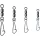 Trabucco Rolling HS2 Hooked Snap 16 Doppelwirbel mit Karabiner 6 Stück