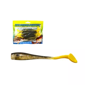 Arno Sphere Minnow Gray-Yellow 11cm Gummiköder 10 Stk.
