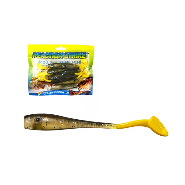 Arno Sphere Minnow Gray-Yellow 11cm Gummiköder 10 Stk.