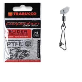   Trabucco Slider Connector SS Teflon-Gleit-Schwimmerstopper 5 Stk.
