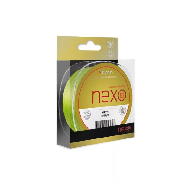 Delphin NEXO 8 fluo 130m 0,12mm 16,5lbs