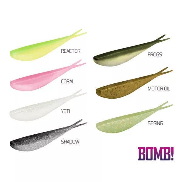 Delphin D-SHOT Gummifisch Yeti 105mm - 5 Stk. - Drop Shot