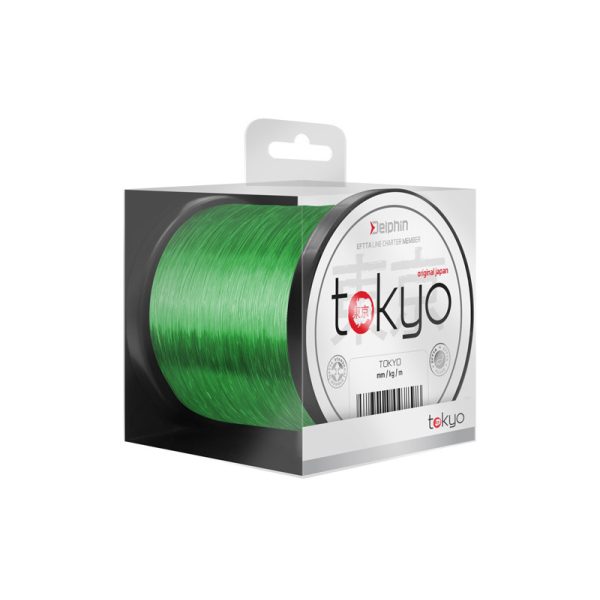 Monofil Delphin TOKYO / fluo grün 0,33mm 18lbs 1100m