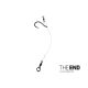 Delphin THE END CHOD Rig gebundener Haken 4 Stk. Vorgebundener Haken 8cm/0,45mm