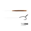 Delphin THE END D-Rig gebundener Haken / 2 Stk. Vorgebundener Haken 20cm/0,35mm/#4