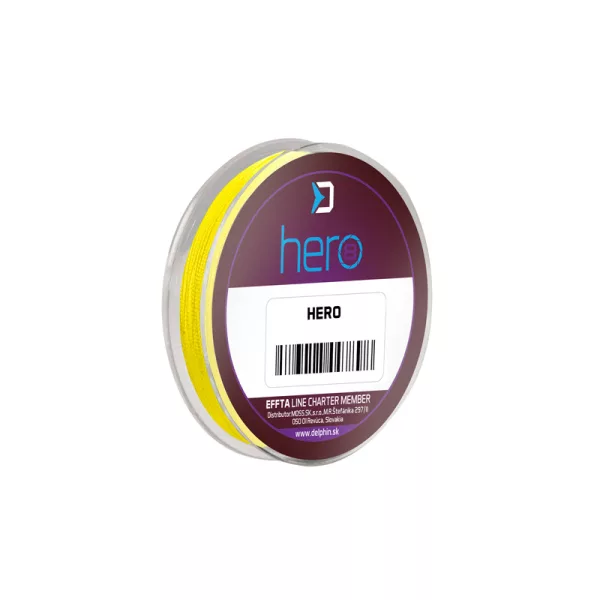 Delphin HERO 8 0,22mm Geflochten Fluo gelb