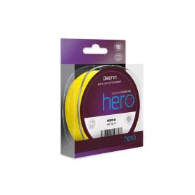 Delphin HERO 8 0,25mm Geflochten Fluo gelb