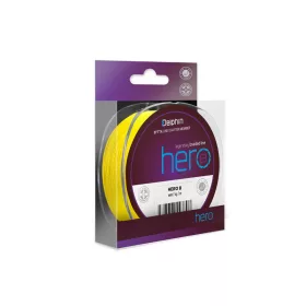 Delphin HERO 4 0,12mm Geflochtene Fluo gelb