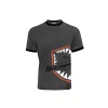 Delphin - ATAK! Schwarz Gemustert - T-Shirt - M