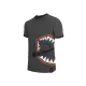 Delphin - ATAK! Schwarz Gemustert - T-Shirt - KING SIZE