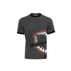 Delphin - ATAK! Schwarz Gemustert - T-Shirt - KING SIZE
