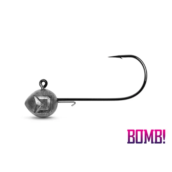 Delphin Bomb! 5/0 7,5gr Jigkopf mit Halter 5 Stk.
