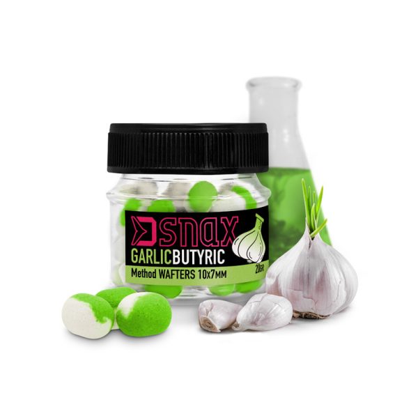 Köderung, Fütterung - Hakenköder - Delphin D SNAX WAFT Köder 10x7mm Knoblauch-Buttersäure Pop Up Feeder Köder