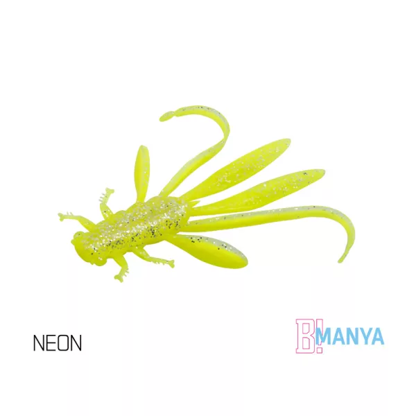 Delphin MANYA UVs Nymphe / 5 Stk. 10.5cm/NEON