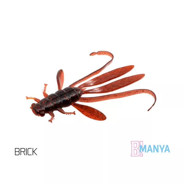 Delphin MANYA UVs Nymphe / 5 Stk. 10.5cm/BRICK