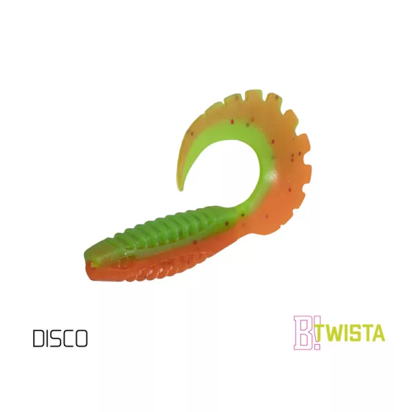 Gummifisch Delphin TWISTA UVs / 5 Stk. 8cm/DISCO
