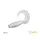 Gummifisch Delphin TWISTA UVs / 5 Stk. 8cm/YETI