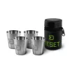 Edelstahlbecher-Set Delphin RESET 4in1