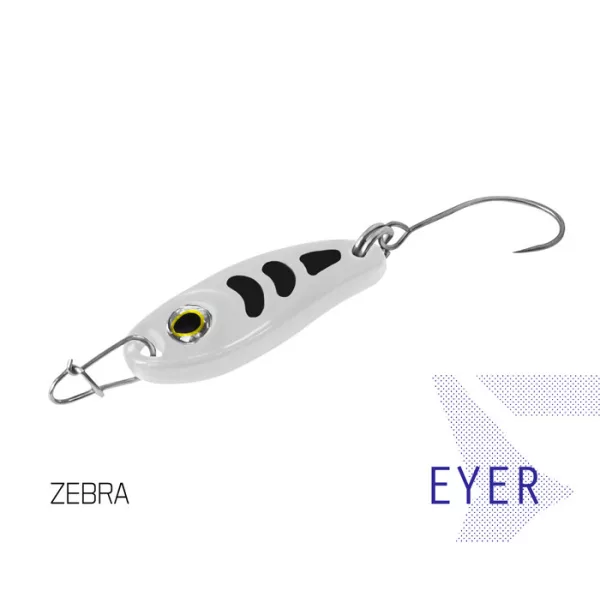 Delphin Blinker EYER Taumelblinker 2 5gr Zebra