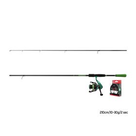Delphin GreenSpin 2,10m Spinnfischer-Set