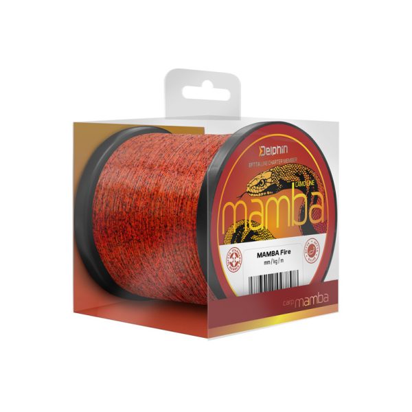 Delphin MAMBA Carp / Fire Monofil Angelschnur 0,34mm 300m