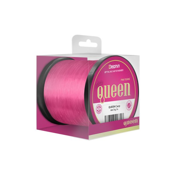 Delphin QUEEN Carp / rosa Monofile Schnur 0,35mm 1100m