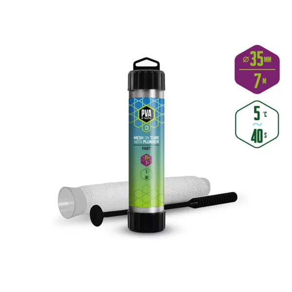 Delphin PVA n'tastic Netzschlauch + Stopfer 35mm, 7m